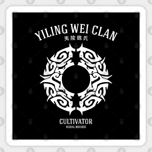 The Untamed: Yiling Wei Sect Cultivator Magnet by firlachiel